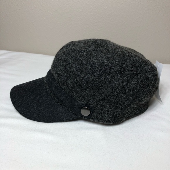 David & Young Cadet Cap Unisex One Size Dark Gray Elastic Band Back Lined Hat - Picture 7 of 12